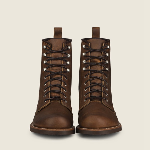 Red Wing Heritage Boots Silversmith - Short Rough & Tough Læder - Brune - Dame 0341-WQDVL